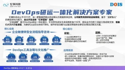 憶享科技攜全新升級(jí)產(chǎn)品“憶享藍(lán)鯨”閃耀2021 DevOps國(guó)際峰會(huì)